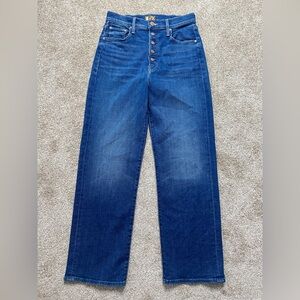 MOTHER Women's Blue Ankle & Cropped Jeans